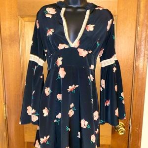 Miin, bell sleeved dress.